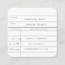 Pesquisar por biblioteca cartao de visita Vintage