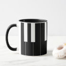 Pesquisar por teclado musical canecas Preto e branco