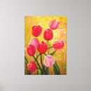 Pesquisar por pintura das tulipas impressão de canvas Floral