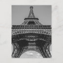 Pesquisar por torre eiffel preto e branco cartoes postais Europa