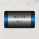 Pesquisar por azul aço de cartao de visita Metálico