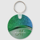 Pesquisar por verde e azul chaveiros Monograma