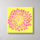 Pesquisar por flores amarelas impressão de canvas Para ela