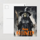 Pesquisar por vassoura de bruxa cartoes postais Halloween