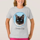 Pesquisar por pintura gato camisetas Siamês