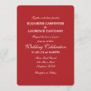 Pesquisar por vermelho do casamento convites Simples