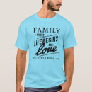 Pesquisar por vida começa camisetas Família