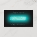Pesquisar por luz néon visita cartao de visita Negócio