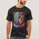 Pesquisar por coração anatômico camisetas Cérebro