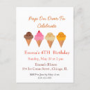 Pesquisar por cone de gelado convites Para crianças