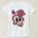 Pesquisar por desenho do crânio camisetas Para todos