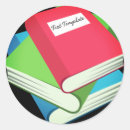 Pesquisar por pilha dos livros adesivos Biblioteca