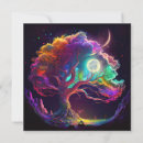 Pesquisar por árvores coloridas convites Abstrato