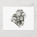 Pesquisar por mecânico de carro cartoes postais Motor