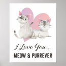 Pesquisar por eu amo meus gatos pósteres Gatinho