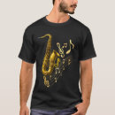 Pesquisar por música saxofone camisetas Instrumento musical