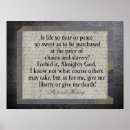 Pesquisar por liberdade ou morte pôsteres pósteres Patrick henry