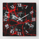 Pesquisar por horror gótico relogios de parede Vermelho