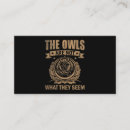Pesquisar por coruja noite cartao de visita Corujas