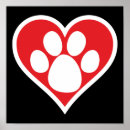Pesquisar por eu amo cães pósteres Coração