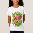 Pesquisar por flores e folhas camisetas Menina