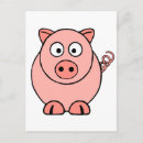 Pesquisar por desenho porco cartoes postais Rosa
