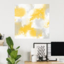 Pesquisar por cinza e amarelo pôsteres pósteres Abstrato