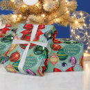 Pesquisar por desejos do natal papel de presente Retrô