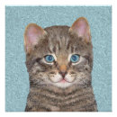 Pesquisar por pintura do gato artes pósteres Retrato