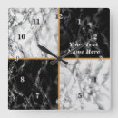 Pesquisar por mármore preto relogios de parede Pedra