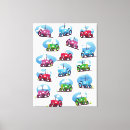 Pesquisar por do trator impressão de canvas Nuvens