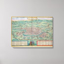 Pesquisar por mapas impressão impressão de canvas Hoefnagel
