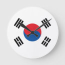 Pesquisar por coreia relogios de parede Bandeira coreana