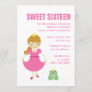 Pesquisar por sapo da princesa convites Quinceanera