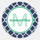 Pesquisar por quatrefoil adesivos Monogrammed