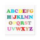 Pesquisar por alfabeto impressão de canvas abc
