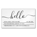 Pesquisar por cumprimento cartao de visita Simples