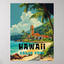 Pesquisar por vintage hawaii beach pôsteres pósteres Colheita