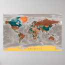 Pesquisar por mapas mundiais pósteres Mundo
