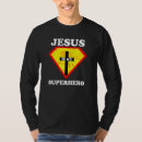 Pesquisar por jesus é meu herói camisetas Cristão