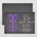 Pesquisar por roxo do chá da lingerie convites Moderno