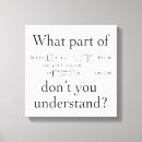 Pesquisar por matemática impressão de canvas Humor