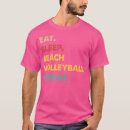 Pesquisar por voleibol engraçado camisetas Comer dormir