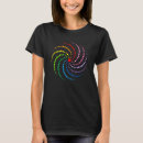 Pesquisar por espiral arco íris camisetas Dia