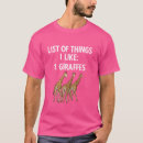Pesquisar por eu gosto de girafas camisetas Zoológico