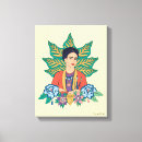Pesquisar por frida kahlo impressão de canvas Floral