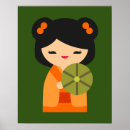 Pesquisar por boneca japonesa kokeshi pôsteres pósteres Japão