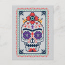 Pesquisar por crânio de açúcar cartoes postais Colorido