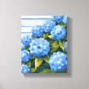 Pesquisar por flores azuis impressão de canvas Azul