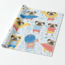 Pesquisar por pug bonito papel papel de presente Desenho animado
